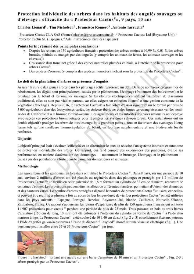 Abstract de la conférence EURAF 2026